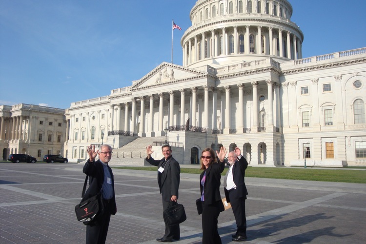 Faith advocates journey off for a day on The Hill to speak with legislative offices.